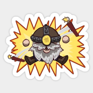 Mine Mayhem Sticker